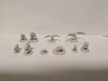 Figura decorativa: DnD Animal miniature collection (set of 10) — vista de referencia 3