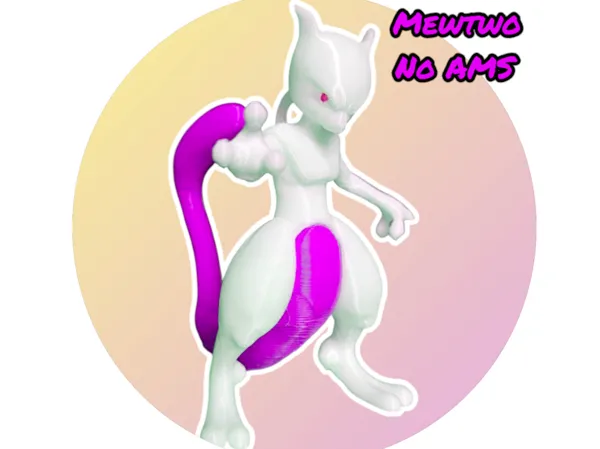 Фигурка Mewtwo в ярки цветове