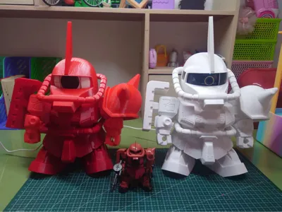 Xiaomi Camera Gimbal 3 Zaku Skin - Gundam Series mini printable