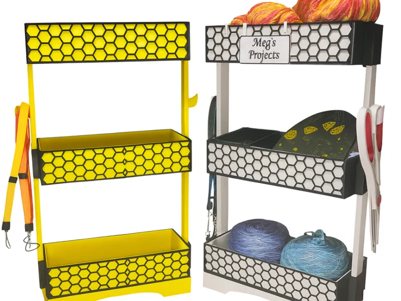 3-tier craft organizer stand