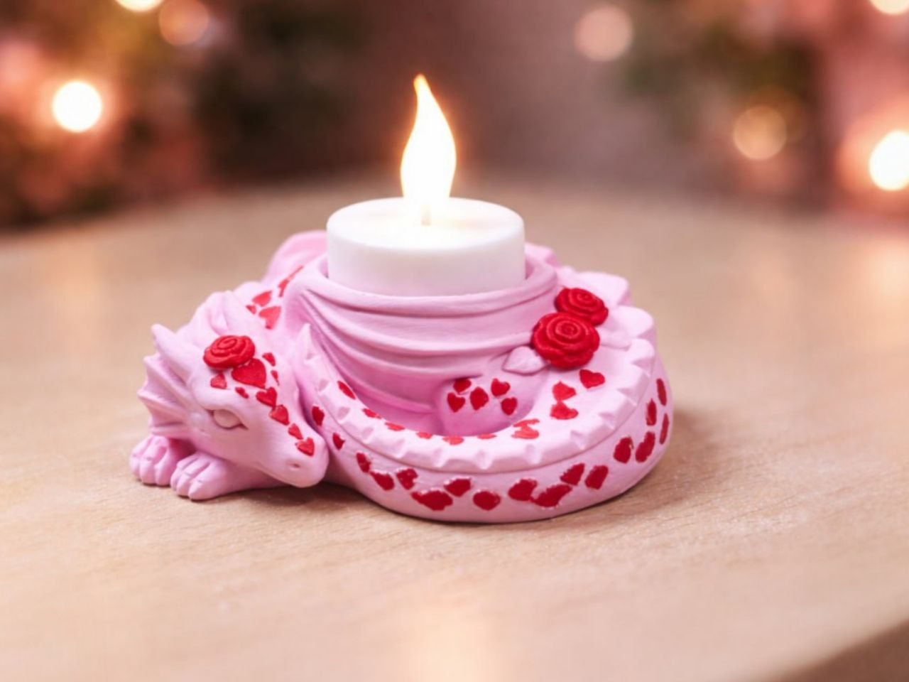 Dragon Love – Valentine’s Day Tealight Holder 