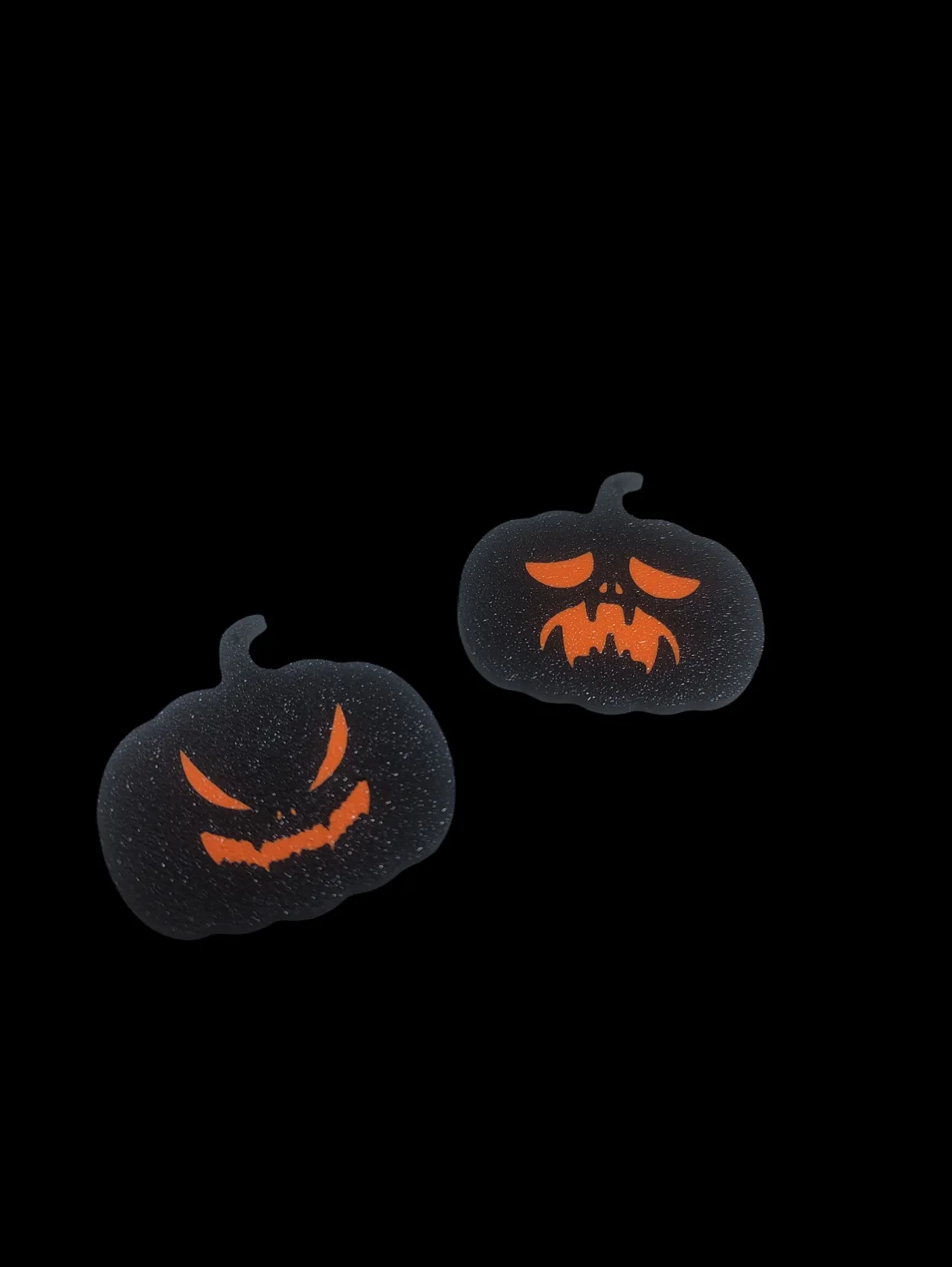 Pumpkin earrings 2 view 3