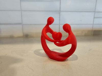 Love in Balance - Minimalistic Sculpture