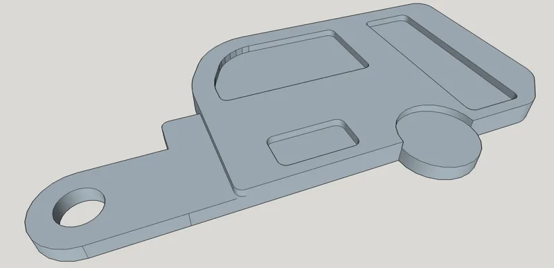 Caravan keychain