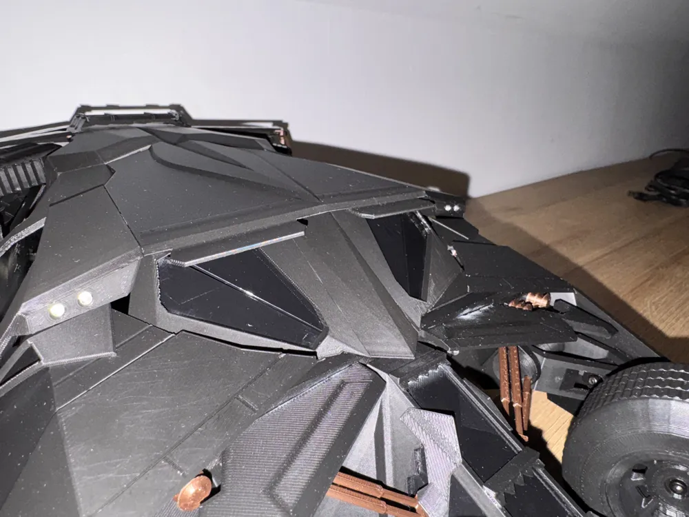 Batmobile frontwindow optimized - Free 3D Print Model - MakerWorld