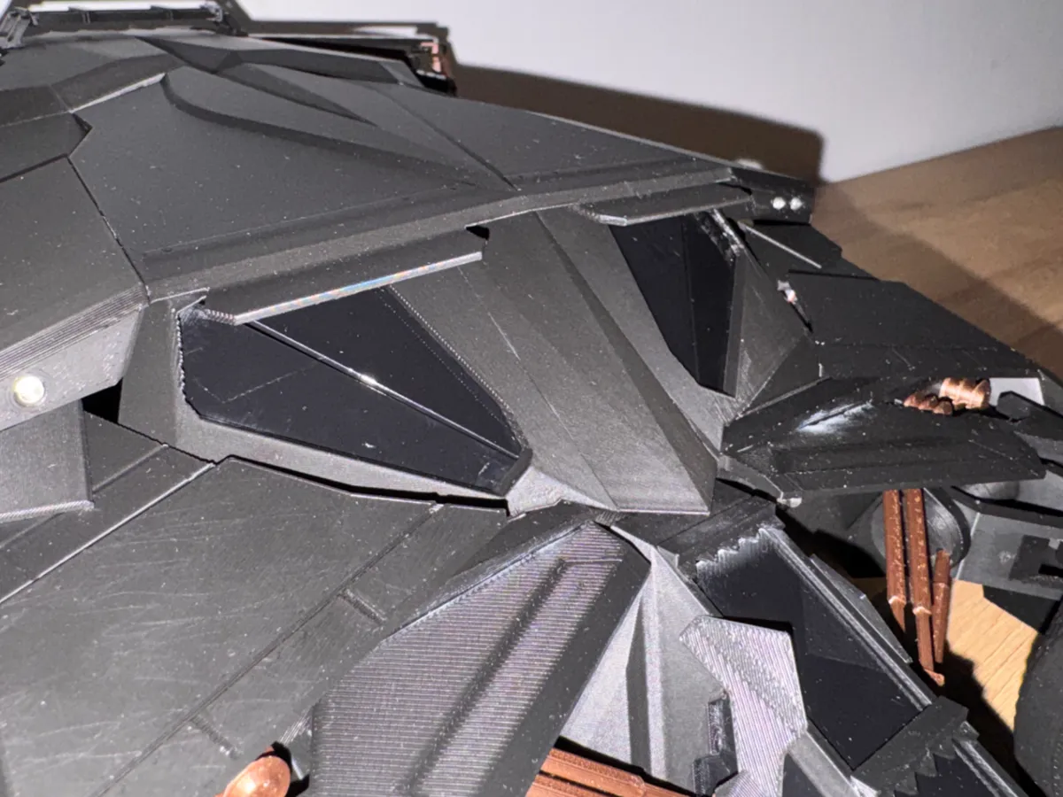Batmobile frontwindow optimized - Free 3D Print Model - MakerWorld