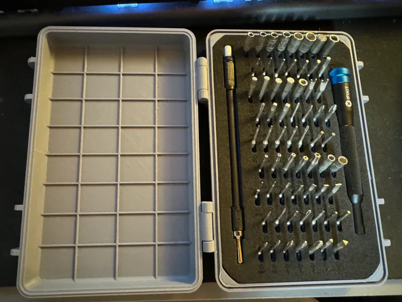 iFixit Tool Box for Mako Set with gridded interior lid