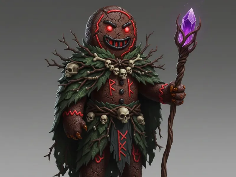 Lebkuchenmann Druide Dungeons & Dragons Spielfigur