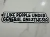 General Anesthesia Keychain