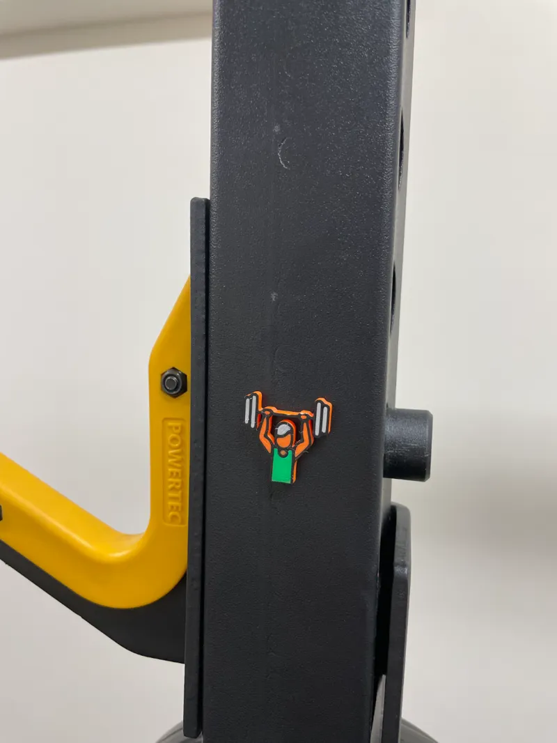 Power rack position magnets