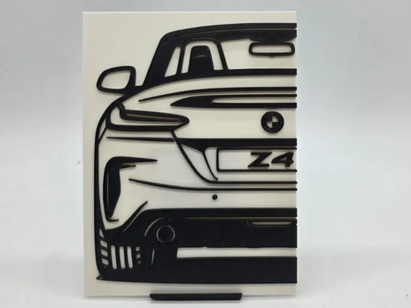 2D Wall Art BMW Z4 Roadster Cabrio