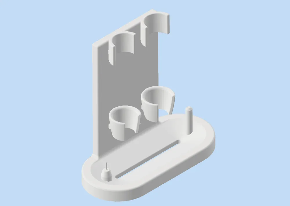 Dual Toothbrush Holder for Philips Sonicare and Oral-B iO - Free 3D ...