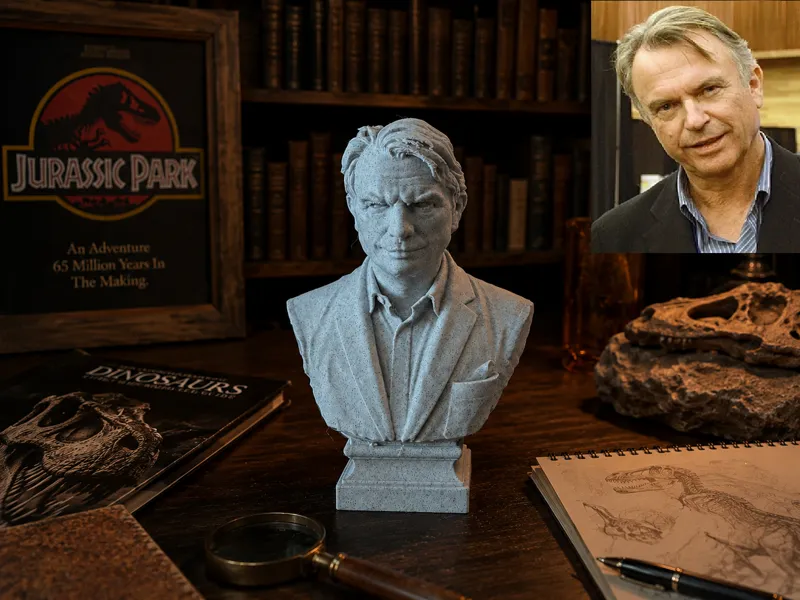 Sam Neill (Nigel John Dermot Neill) – Bust