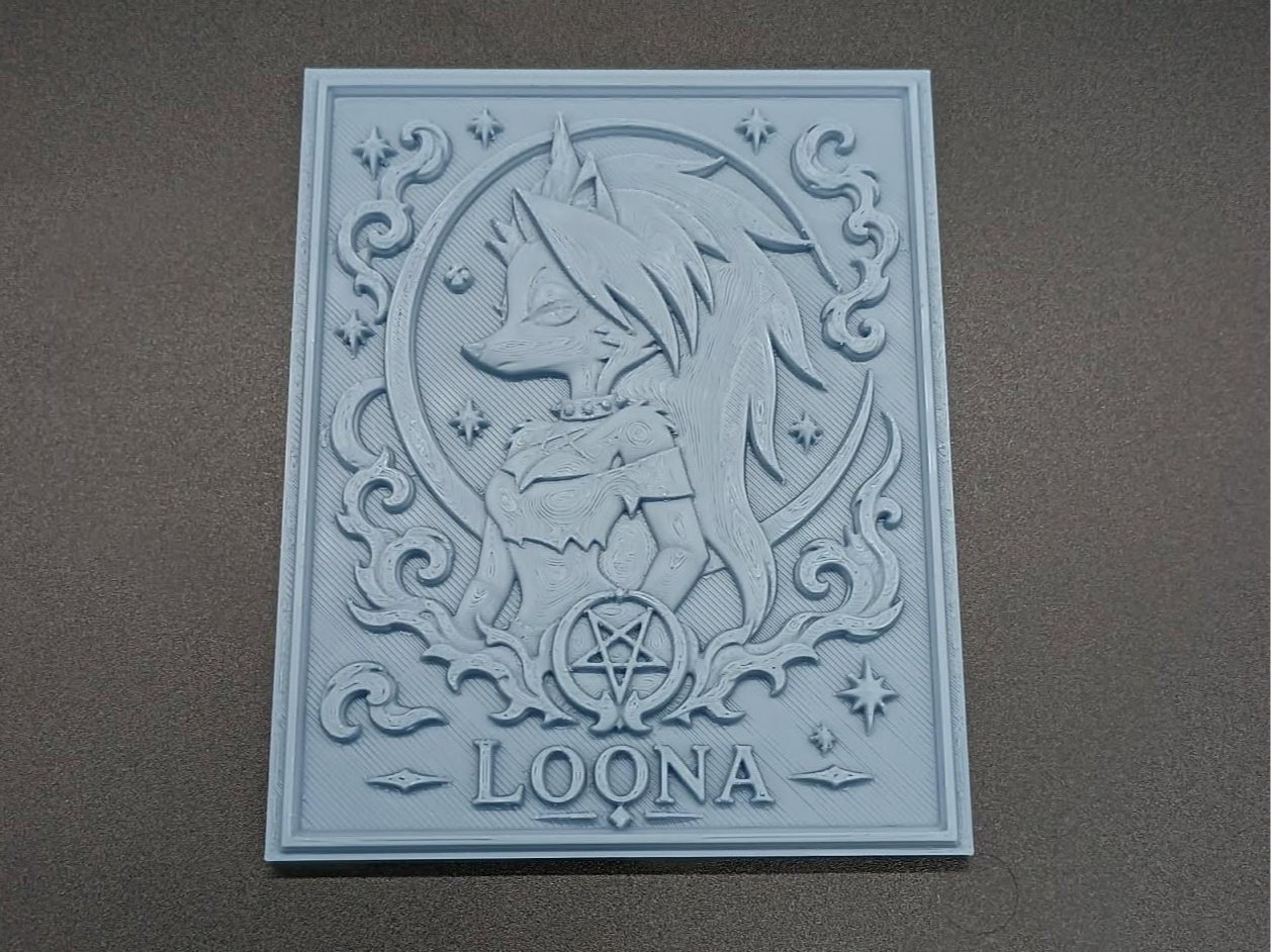 Helluva Boss Loona Demon Wolf Decorative Relief 