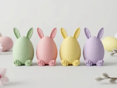 BunnyEgg – Cute Easter Egg Bunny Decor