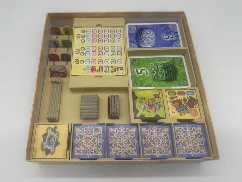 Alhambra Boardgame Insert Base Game + 4 Expansions