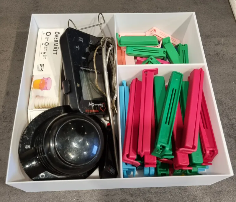 Schubladen Organizer für Ikea klammern 