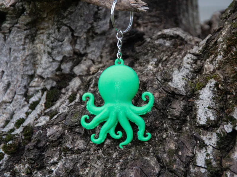 Octopus pendant or keychain - Cthulhu inspired