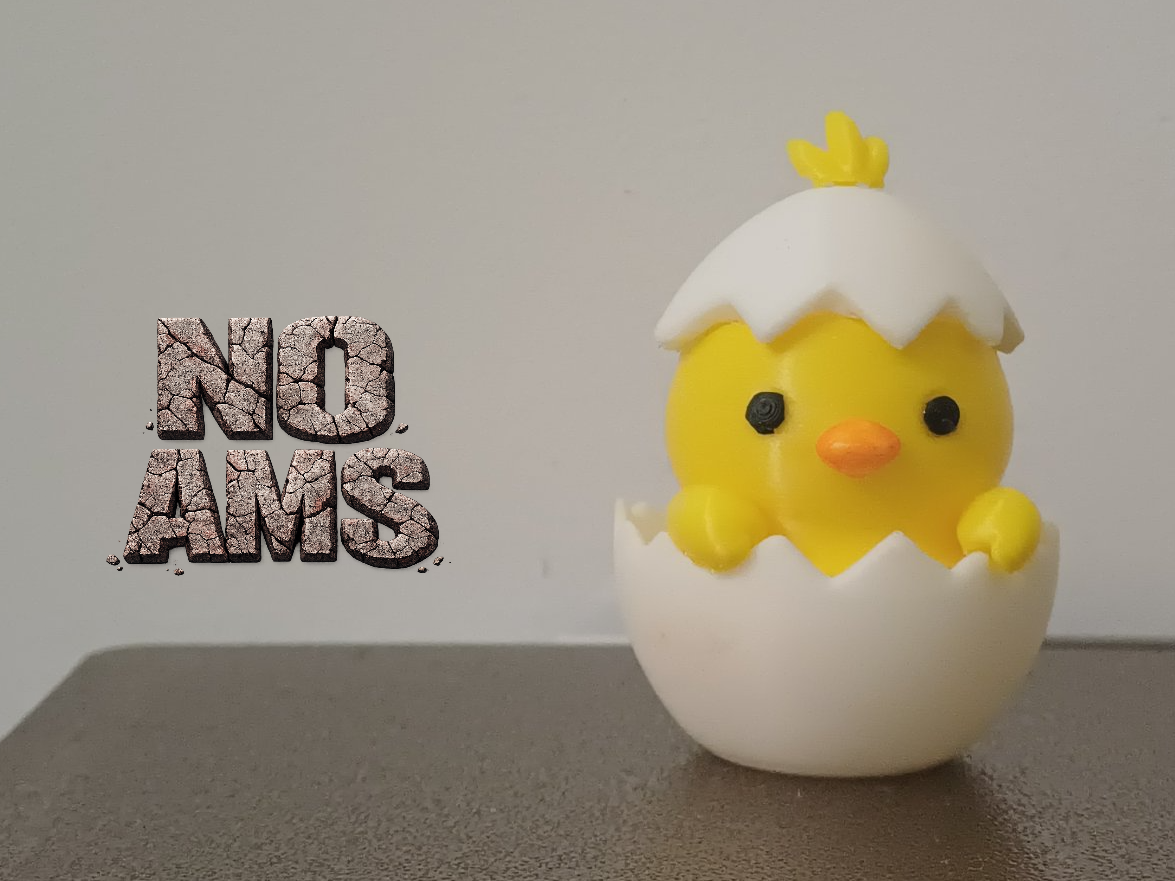 Miniatura 1 do modelo 3D Easter Chick / NO AMS