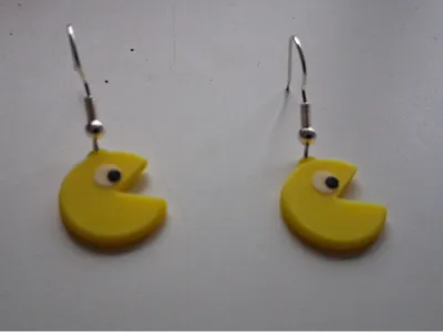 Pacman Earring
