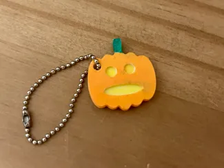 Pumpkin keyring (fast print, no ams)