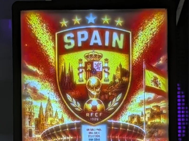 FIFA 2026 World Cup Team Spain Stadium Litho