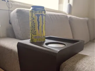 Armrest Cup Holder with 3 Compartments
