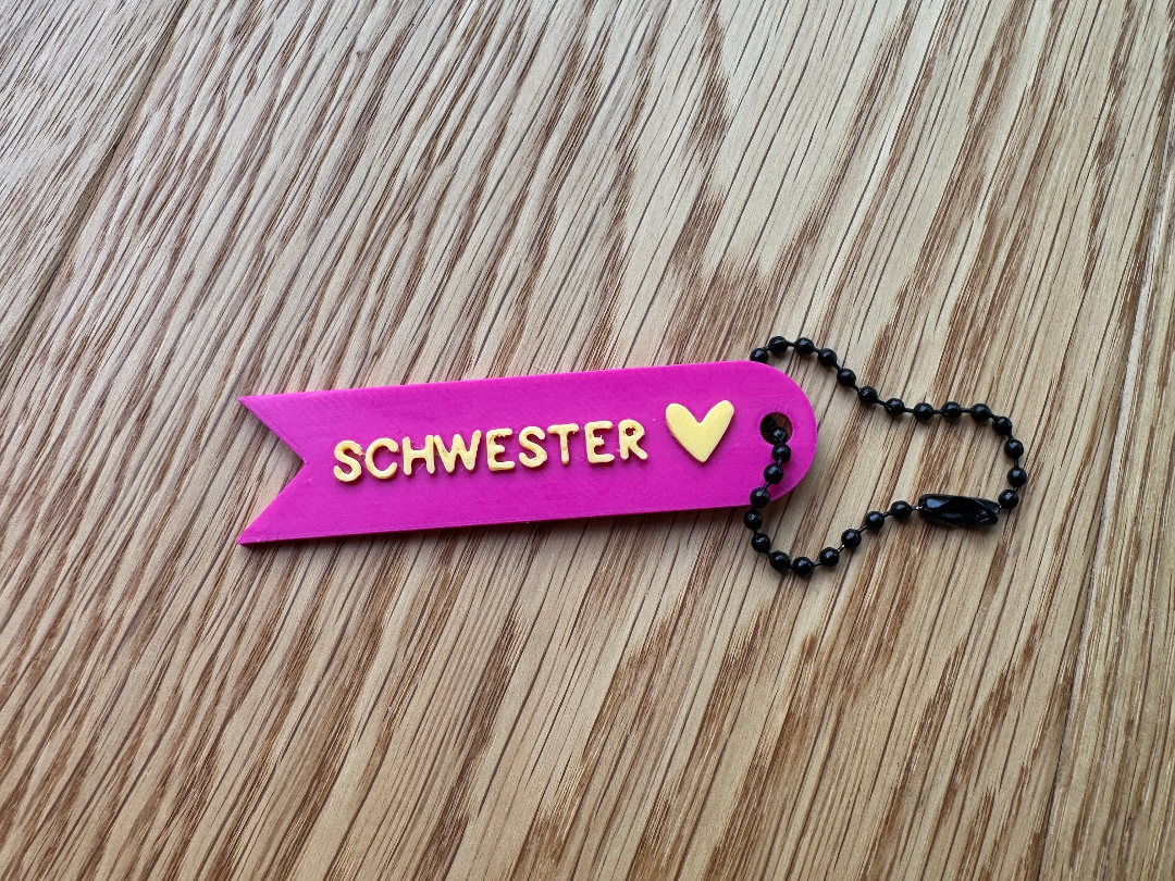 Schwesterherz Schlüsselanhänger