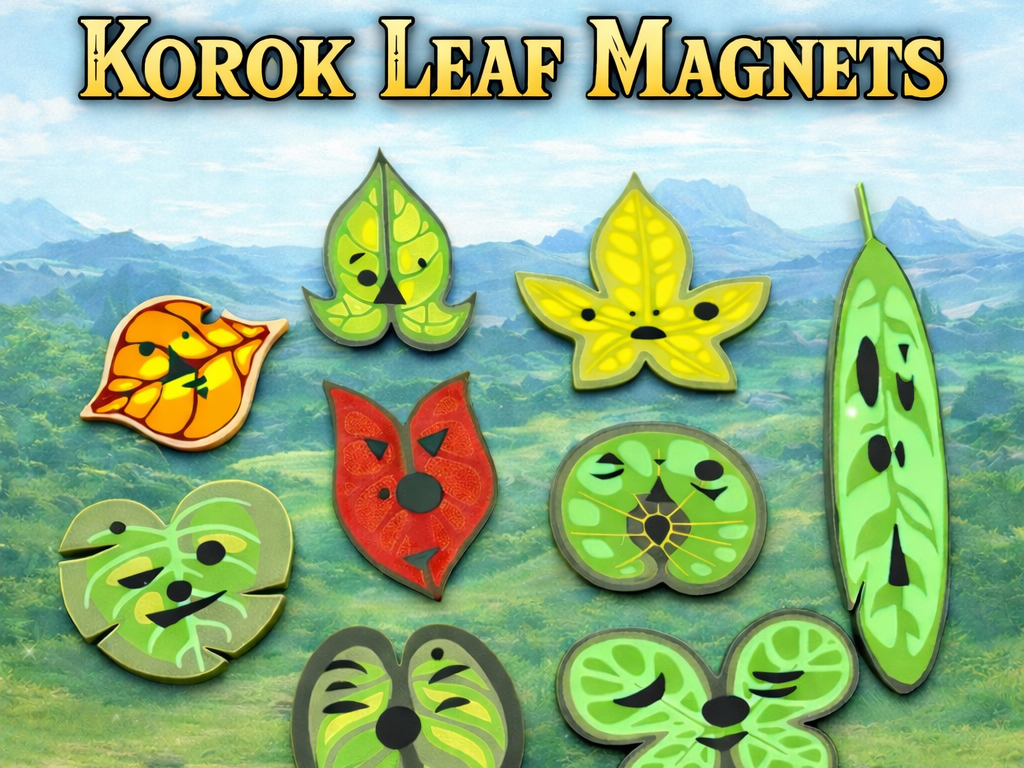 Korok Leaf Magnets