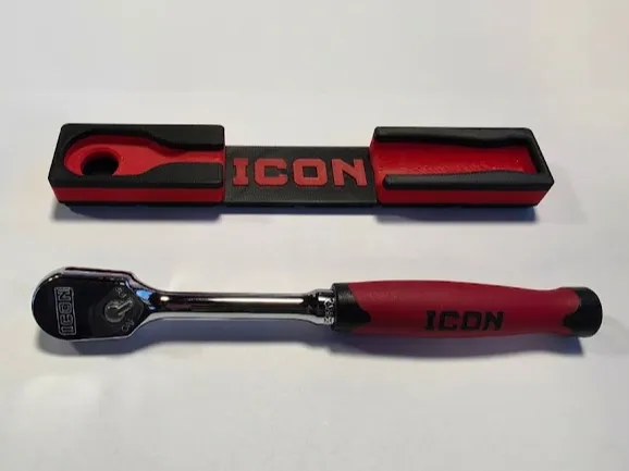 Icon G1 3/8 Ratchet Comfort Grip Gridfinity