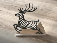 Cerf dans les montagnes — photo 1