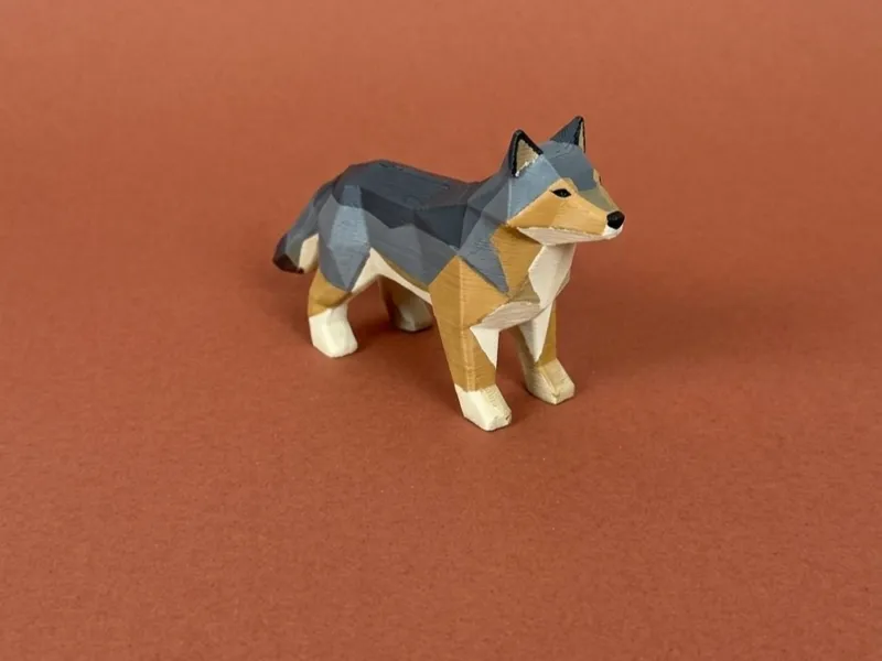 Wolf decoration
