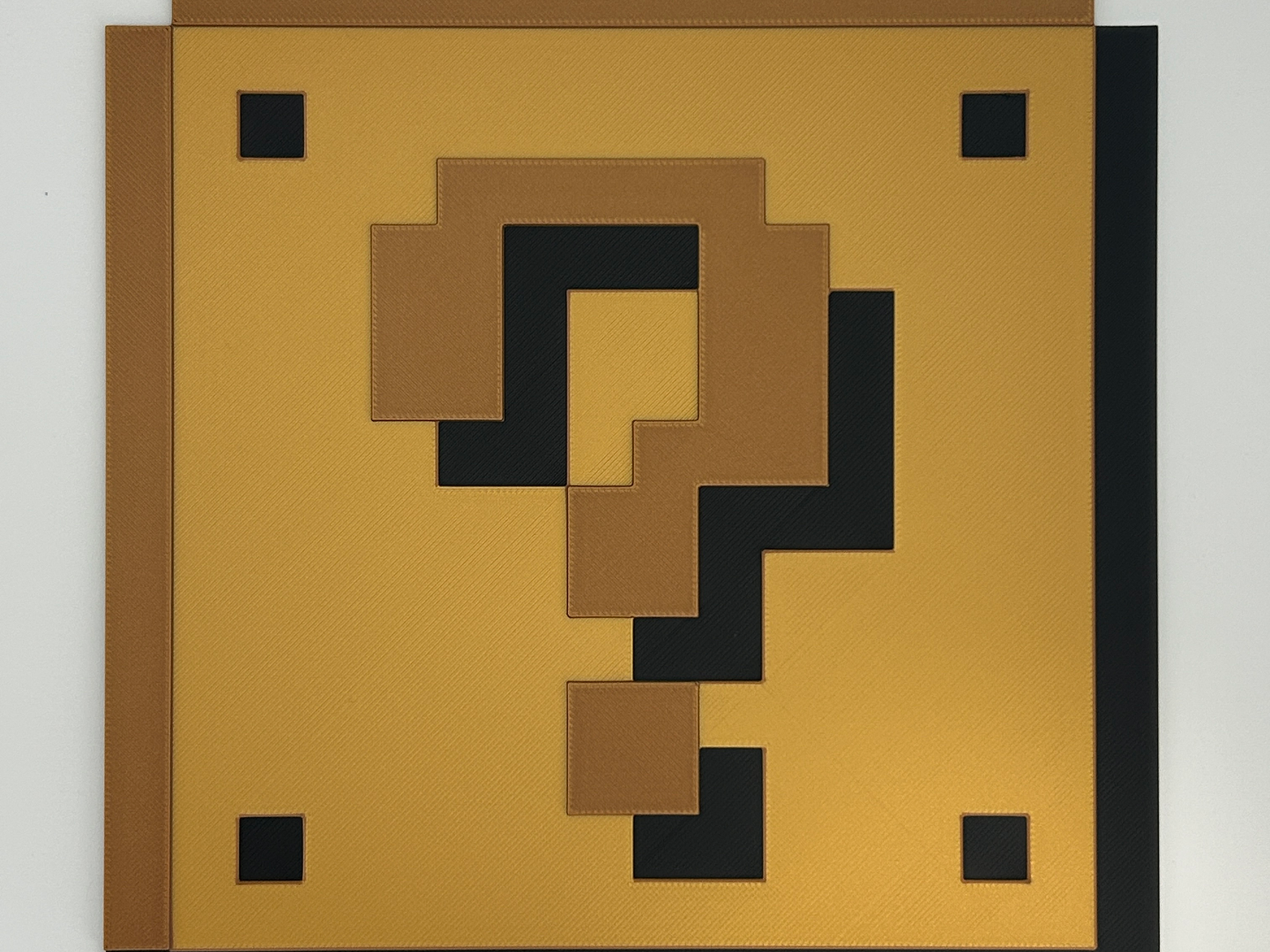 Super Mario Question Mark Block HueForge