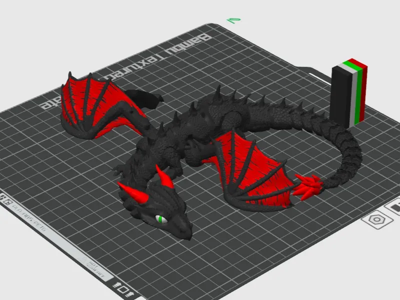 Articulated Dragon (better painting, scaled 120%)