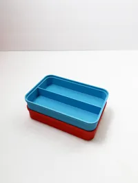 Set of 6 boxes 100x150mm with lid