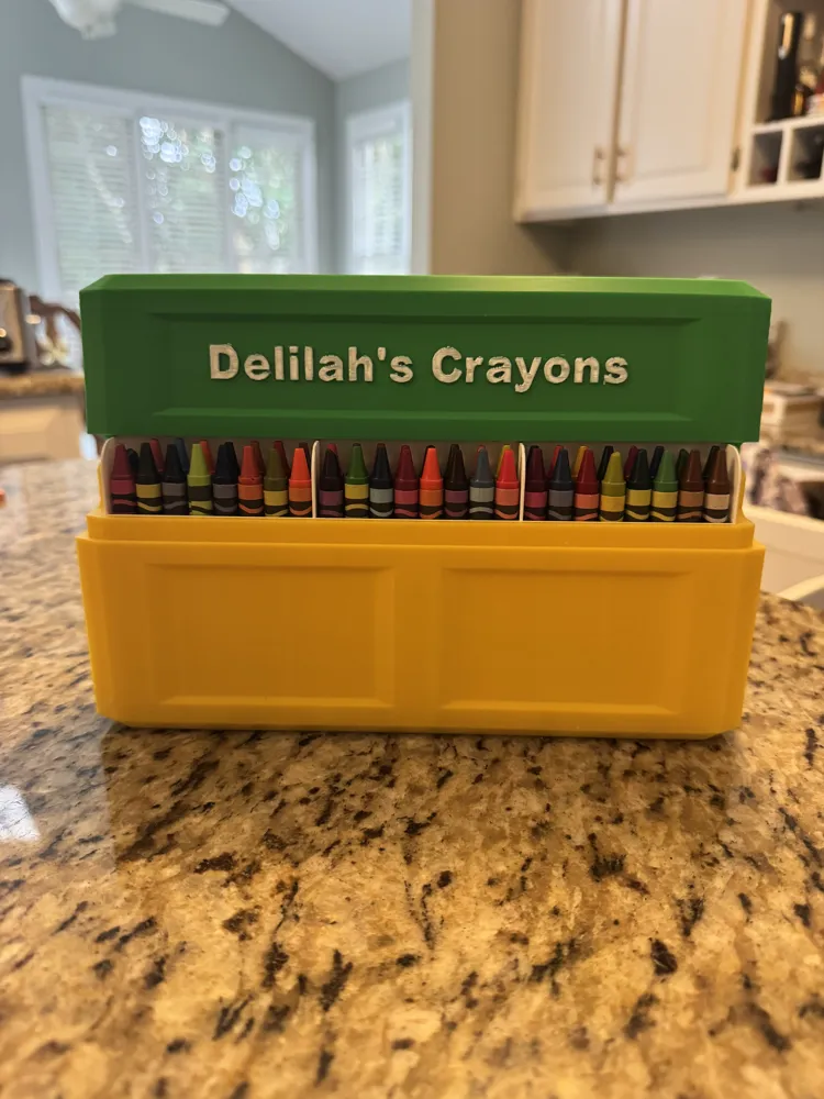 96 Crayon Box - Free 3D Print Model - MakerWorld