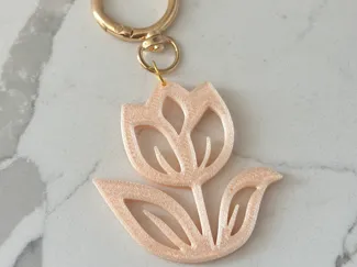 Tulip Keychain