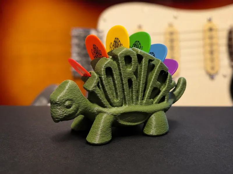 Tortex Pick Holder Fan Art – 6 Gauge Colors