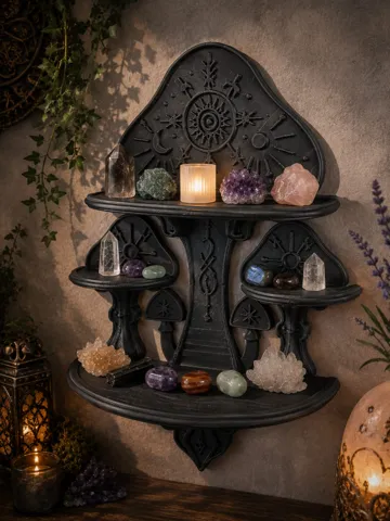 Adorno temático: Gothic Witchy Wandregal für Kristalle & Deko — vista de referencia 2