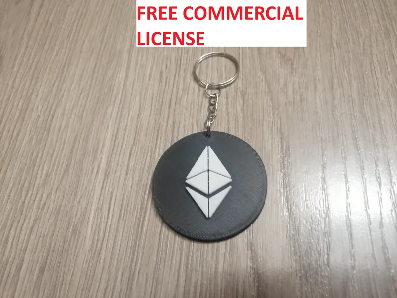 ETH Ethereum Logo Keychain