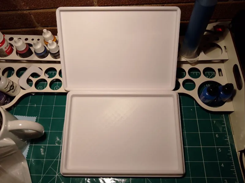 simple squared wet palette airtight