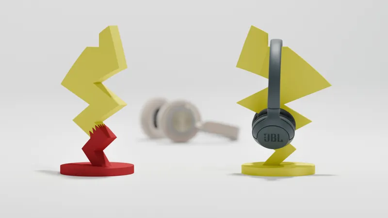 Pikachu Headphone Stand - Pokemon