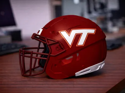 Virginia Tech Hokies Football Helmet - F7 Style