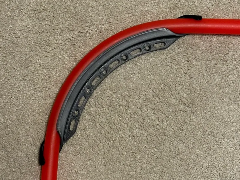 Right-angle PEX bend clamp w/ mounting, 4 sizes