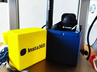 Custodia 3D supercompatta x Insta360 X3+accessori