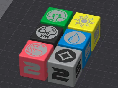 MTG Mana Dice Set