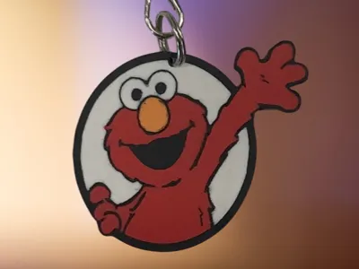 Elmo keychain
