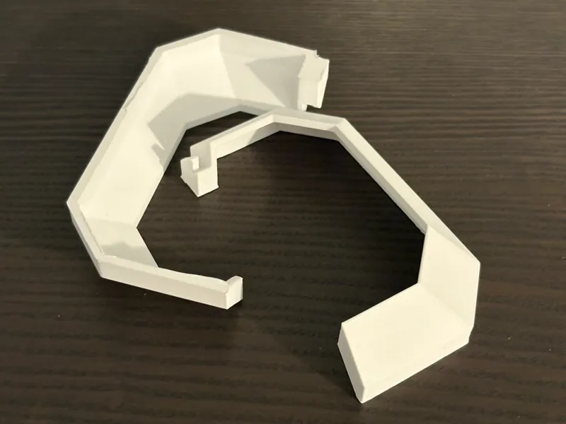 Two-piece base of 4'' PVC posts