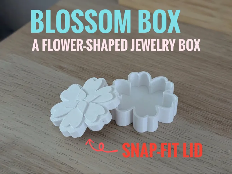 Blossom Box - A flower-shaped Jewelry Box