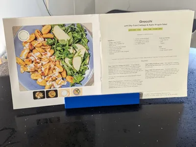 Purple Carrot / HelloFresh Recipe Booklet Stand